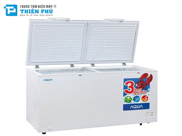 Tủ Đông Aqua Dàn Nhôm AQF-R320 2 Ngăn 2 Cánh Dung Tích 210 Lít