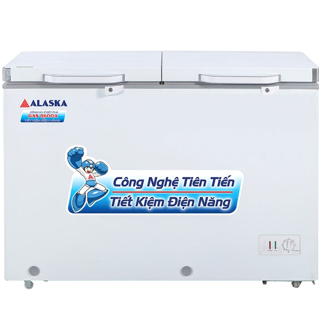 Tủ Đông Alaska Dàn Nhôm BCD-3068N 2 Ngăn 2 Cánh 250 Lít