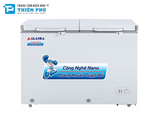 Tủ Đông Alaska Dàn Nhôm BCD-4568N 2 Ngăn 2 Cánh 450 Lít