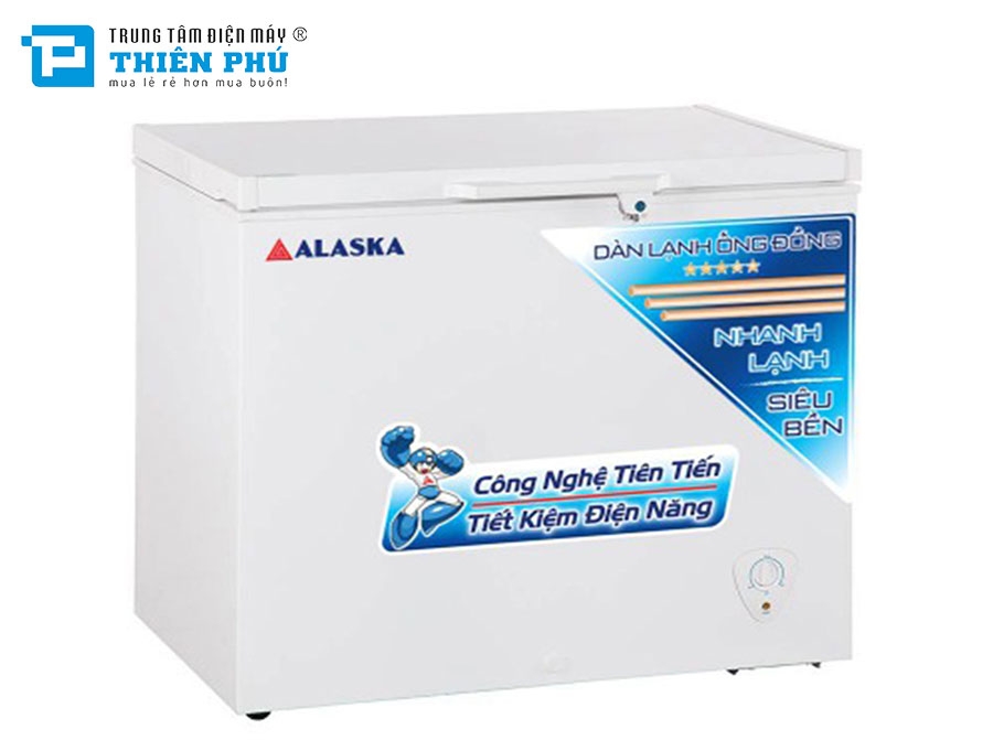 Tủ Đông Alaska Dàn Đồng BD-200C 1 Ngăn Đông 200 Lít