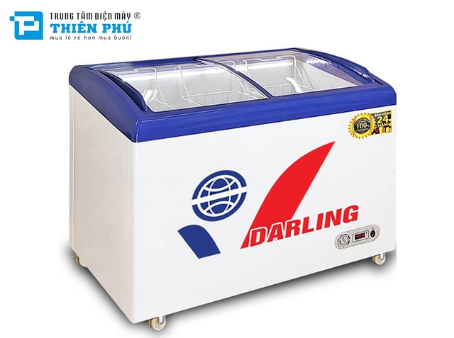 Tủ Đông Darling Mặt Kính Cong DMF-3079AXK 300 Lít