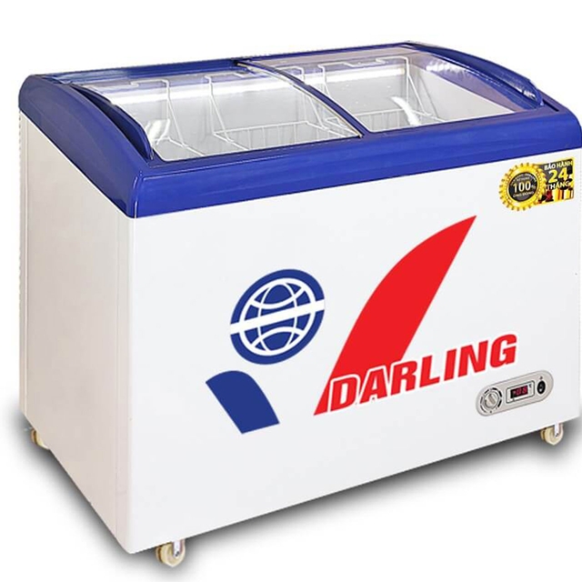 Tủ Đông Darling Mặt Kính Cong DMF-3079AXK 300 Lít