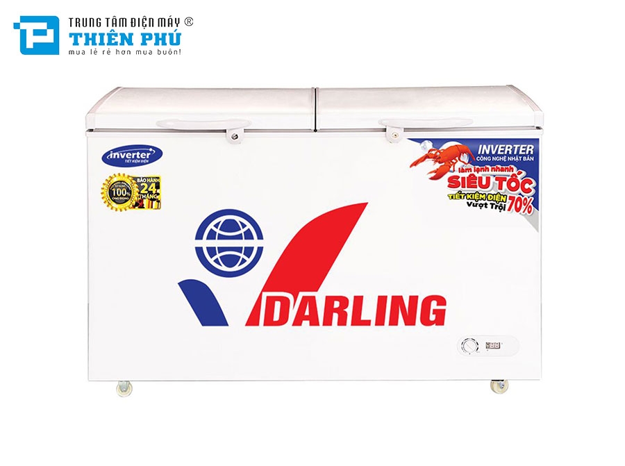 Tủ Đông Darling Inverter 1 Ngăn 2 Cánh DMF-3799AI-1 370 Lít