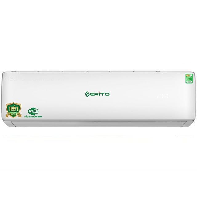 Điều Hòa Erito Inverter Wifi ETI-V10HS1/ETO-V10HS1 2 Chiều 9000Btu Gas R410a