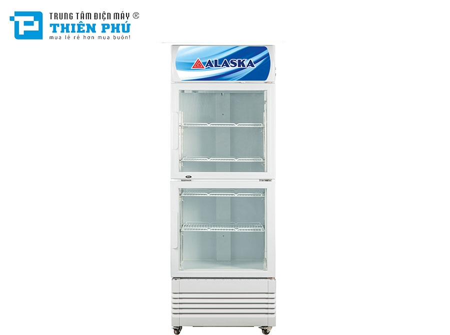 Tủ Mát Alaska 2 Cánh LC-643DB 400 Lít Dàn Nhôm