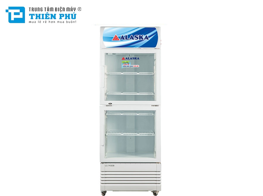 Tủ Mát Alaska 2 Cánh LC-743DB 450 Lít Dàn Nhôm