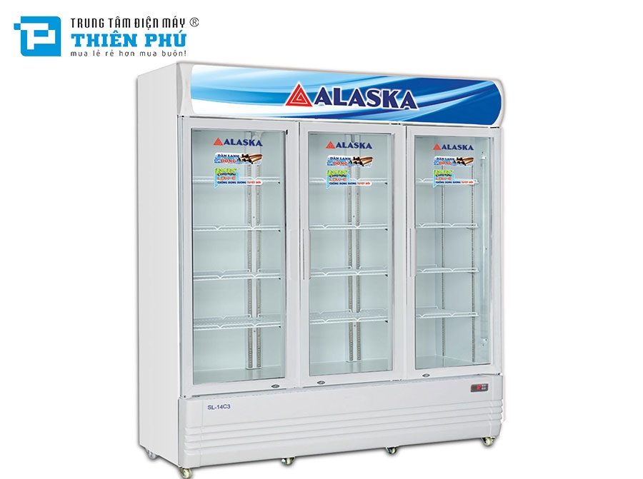 Tủ Mát Alaska 3 cánh 1400 Lít SL-14C3 Dàn Đồng