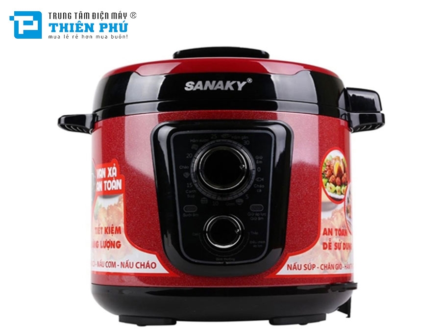 Nồi Áp Suất Điện Sanaky 6 Lít SNK-63C