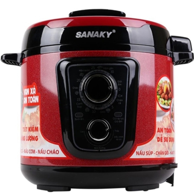 Nồi Áp Suất Điện Sanaky 6 Lít SNK-63C