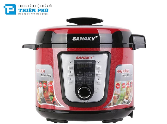 Nồi Áp Suất Đa Năng Sanaky 6 Lít SNK63DT