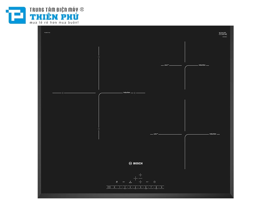 Bếp Từ Bosch PIJ651FC1E 3 Vùng Nấu Series 6