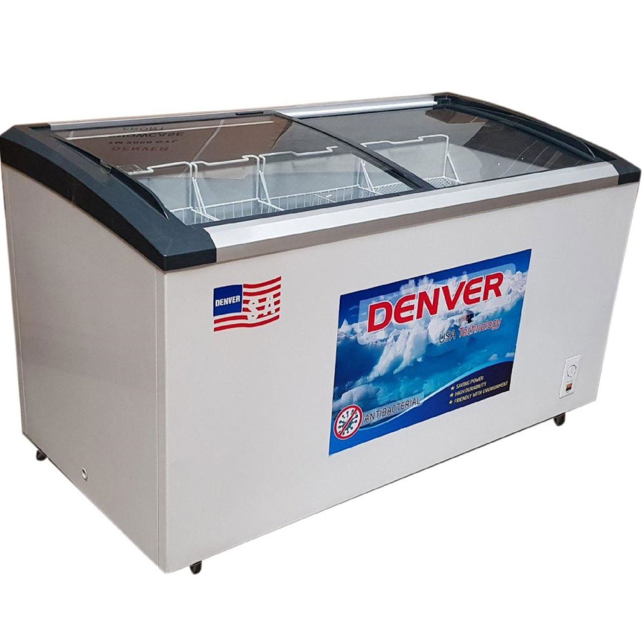 Tủ Đông Denver Dàn Đồng AS-880K 500 Lít