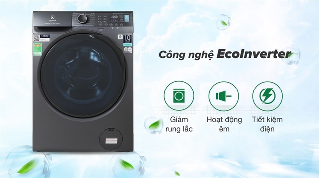 Top 3 máy giặt Electrolux inverter tiết kiệm diện nên mua cho gia đình