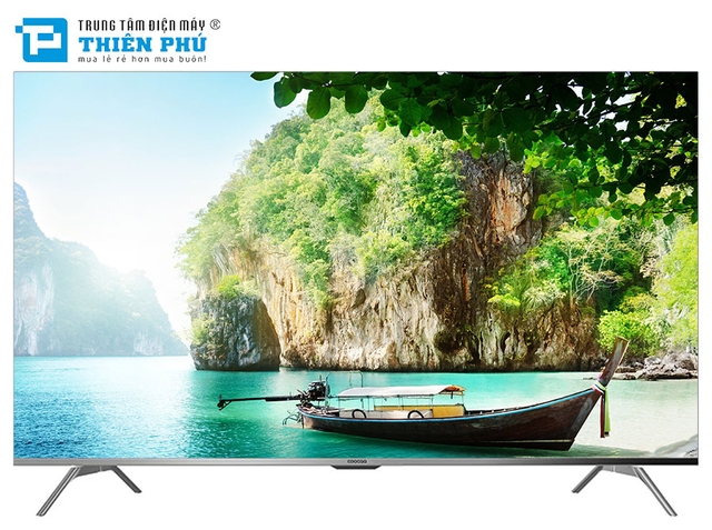 Smart Tivi Coocaa 55 inch 4K 55S6G Pro Silver