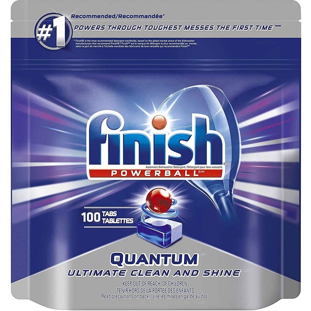 Viên Rửa Bát Finish Quantum Max 100 Viên/Hộp 12 Chức Năng