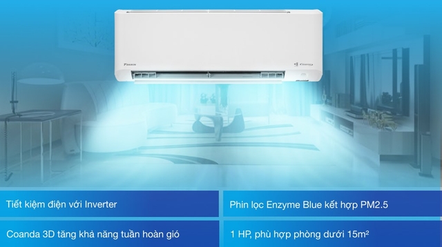 Đánh giá điều hòa Daikin 9000Btu FTKY25WAVMV