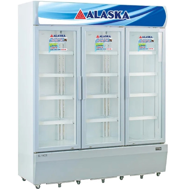 Tủ Mát Alaska Inverter SL-14C3I 3 Cánh 1400 Lít