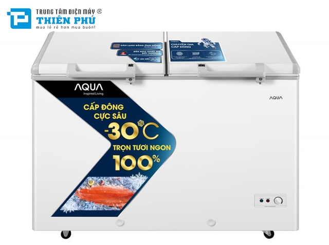 Tủ Đông Aqua AQF-C4202S 2 Ngăn 295 Lít