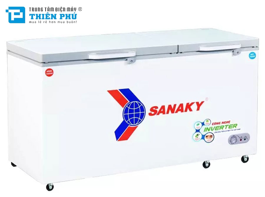 Tủ Đông Sanaky Inverter VH-6699W4K 2 Ngăn 660 Lít