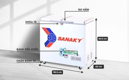 Khám phá các đặc điểm nổi bật của tủ đông Sanaky inverter VH-2599A3