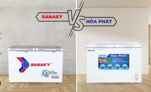 So sánh tủ đông Sanaky và Hòa Phát &#8211; Nên lựa chọn thương hiệu nào?