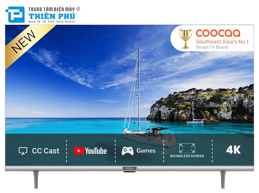 Smart Tivi Coocaa 55 Inch 4K UHD 55S3U