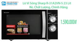 Đột phá công nghệ nấu nướng với lò vi sóng Sharp R-31A2VN-S