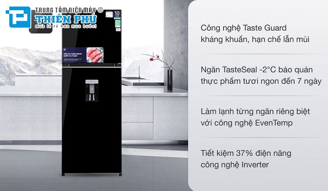 Giải đáp mọi thắc mắc về tính năng thông minh của tủ lạnh Electrolux 2 cánh ETB3440K-H