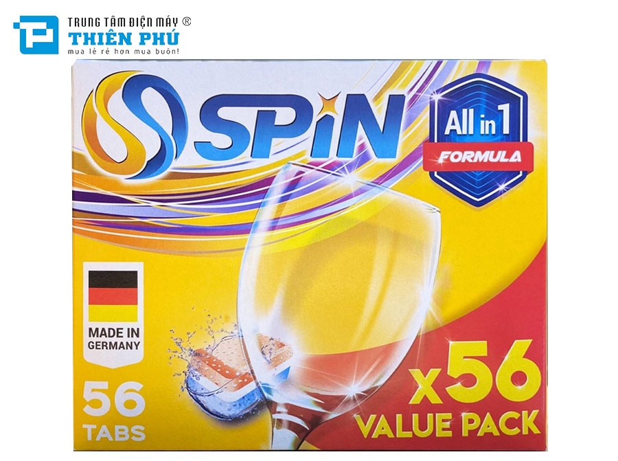 Viên Rửa Bát Spin 11 in 1 56 viên